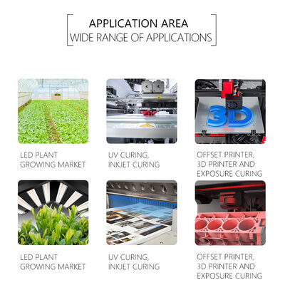 Nuova perla LED UV UVA SMD6868 Chip LED R5.0MM 365nm 385nm 395nm 10W Diretta di fabbrica per stampanti 3D, crescita piante, disinfezione
