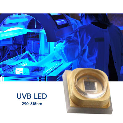Beauty UVB 3W Chip 315nm Prezzo di fabbrica 3535 LED Diodo SMD 311nm 500mA Lampada abbronzante LED Diodo SMD 306nm 295nm 110mW