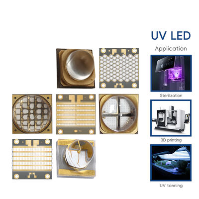 200W Raindrop UV Led 3535 COB UVA LED 395nm 365nm UV Leds 38V Stampa macchina di cura UV COB Modulo LED UV-A LED 385nm
