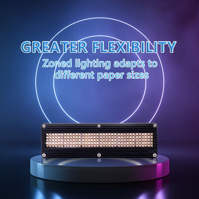 Lunga durata AC220V 1200W Sistema UV LED per polimerizzazione 395nm Lunghezza 310mm Macchine da stampa 12w/cm2 Dimmerazione 0-12V Stampante offset