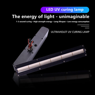Lunga durata AC220V 1200W Sistema UV LED per polimerizzazione 395nm Lunghezza 310mm Macchine da stampa 12w/cm2 Dimmerazione 0-12V Stampante offset
