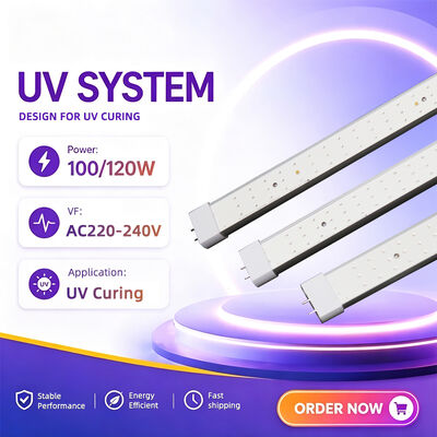 Tubo di abbronzatura UV eritemico ad alta efficienza 365Nm Uva 370Nm Uvb Lunga durata 10000Hrs Lampada UV sostitutiva senza mercurio 100W-120W