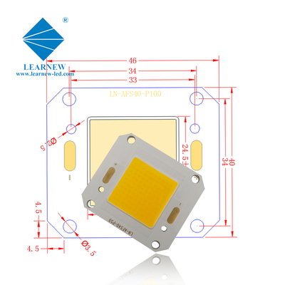 40X46MM Dimensione Cob Led Chip 4046 5500k Design Ideale per luci di alluvione 100w