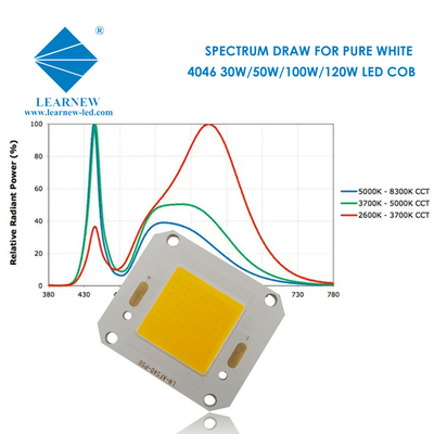 40X46MM Dimensione Cob Led Chip 4046 5500k Design Ideale per luci di alluvione 100w
