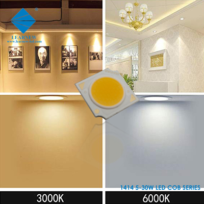 Chip a LED della serie 1414 COB 3W 5W 9W 15W 2700K 6500K 120-140lm/W R11mm