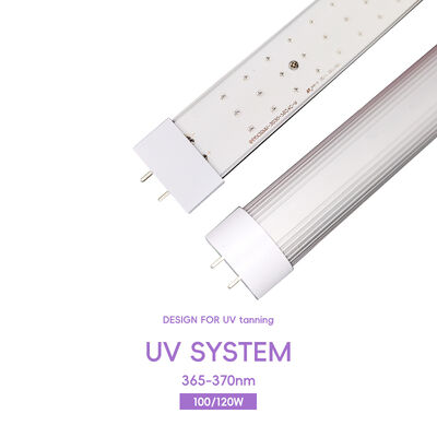 Produttore di LED UV 365nm 370nm 100W 120W UV Lampada a tubo di abbronzatura BED UV LED Phototherapy Solution Expert