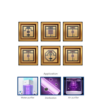 LED UVC ad alta potenza 365nm 300W 22*35mm angolo di visione 120° 34-38V