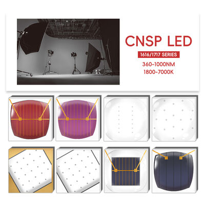 Miglior Prezzo Lampada di riempimento a LED Lampada da palcoscenico personalizzata 3W 1616 1717 Serie 6000-7000K Fotografica 365-1000nm CNSP COB LED Chip